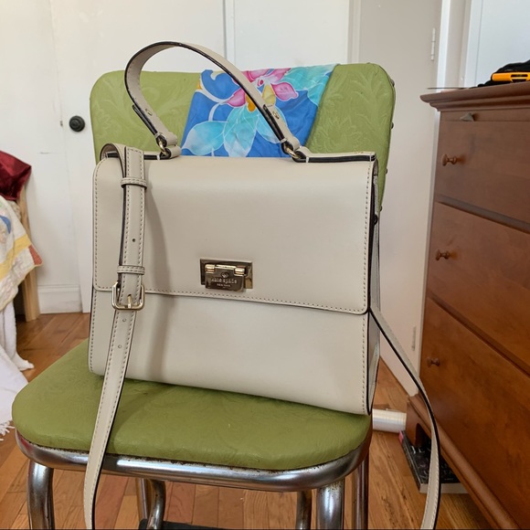 kate spade Bags Kate Spade Beige Satchel Hand And Crossbody Bag